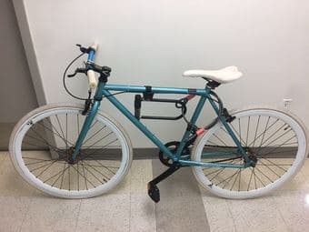 Famale and male bikes with Kryptonite locks for sale 1