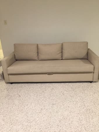 IKEA FRIHETEN Sleeper sofa (sofa bed), average condition. 2