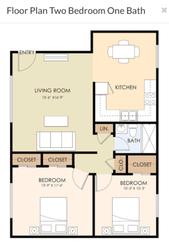 Room in 2br/1ba apt in Menlo Park-close to Stanford and Caltrain 1