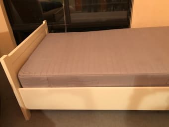 Free Twin Bed Frame and Mattress 2