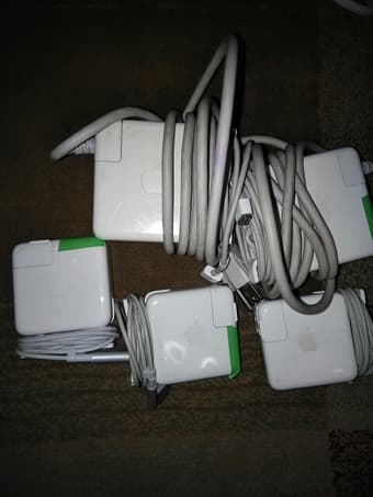 Assorted Mac/iPhone/iPad power adapters/charging cables 2