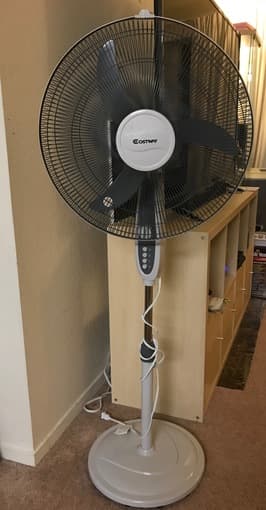 Large Stand Fan + PollenTec Fan Filter 1