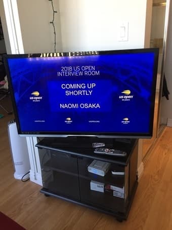 Black TV STAND 1