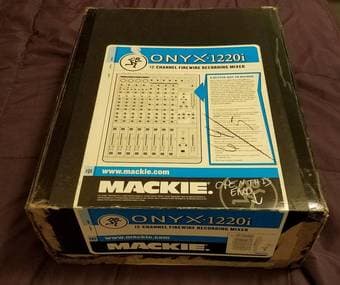 Mackie Onyx 1220i Firewire Mixer in Original Box- Excellent Condition 2