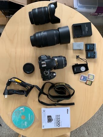 Nikon D3300 DSLR Camera + Lenses and accessories 1