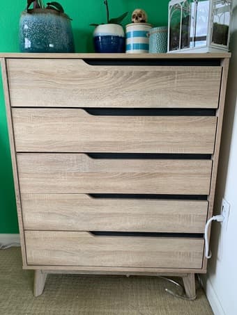 Mid-century dresser/chest of drawers. PICK UP ONLY (SAN JOSE) 1
