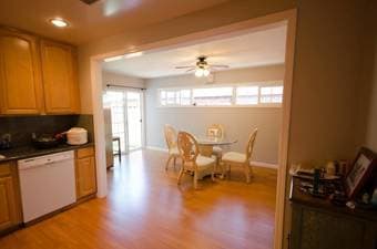 One unfurnished room in a furnished 5BR/3.5BA just off of Oregon and A 3