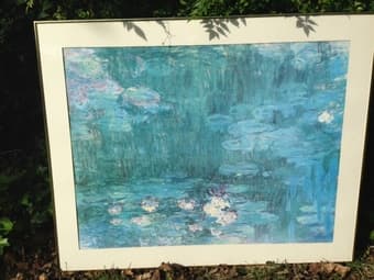 Nicely frame print, Monet's Waterlilies 1