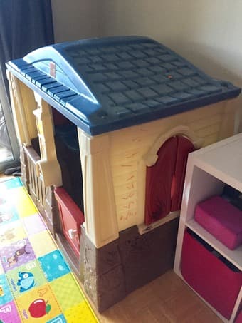 Kids' playhut, indoors or outdoors, $45 3