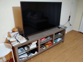 TV and TV Stand 2
