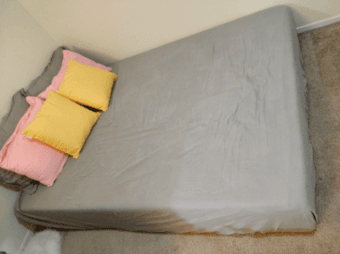 Memory foam queen mattress (org price $230) 1