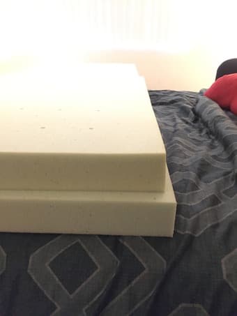 Memory foam mattress pad for sale 3