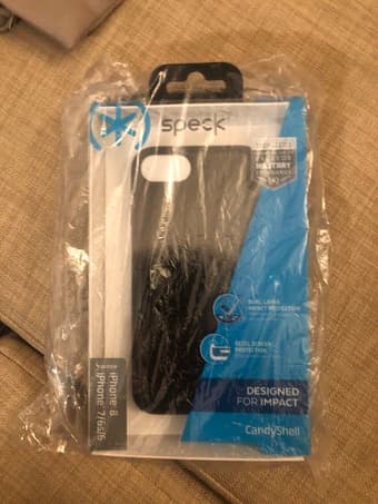 BLACK CASE IPHONE 8 PLUS 1