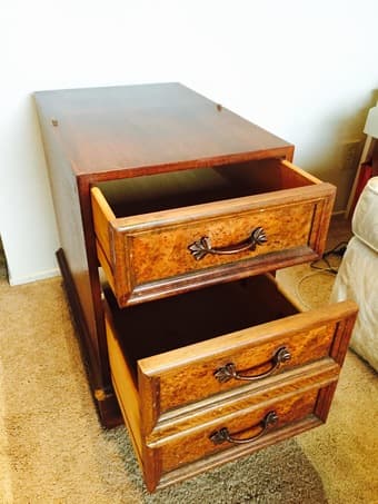 2 Wooden Night stands (drawers) (Mountain View) 2