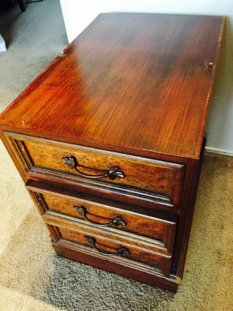 2 Wooden Night stands (drawers) (Mountain View) 3