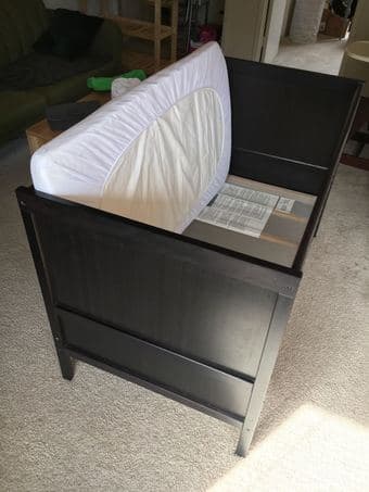 IKEA SUNDVIK Crib + mattress + extras - $100 1