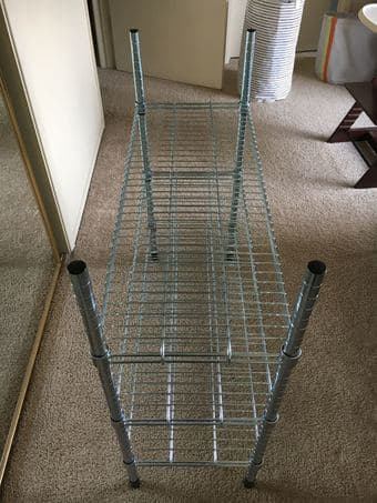 Two IKEA shelfs (OMAR) - in great shape $15 (original price $25) 3