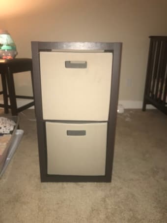2 drawer Target storage dresser 1