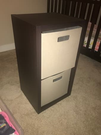 2 drawer Target storage dresser 3
