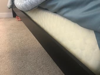 Bed with frame + mattress 3
