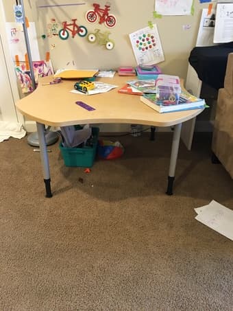 Mitybilt craft table adjustable height! 3