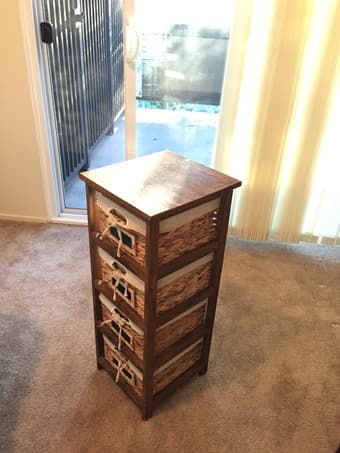 Light 4-Drawer 4-Basket Storage (Palo Alto) 2