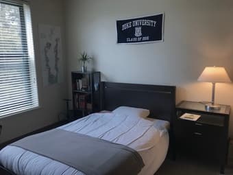 Furnished bedroom & bath in a 4-br Munger apartment near Stanford Law 1