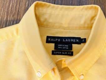 2 Ralph Lauren Blue Label Super Slim Fit Size 2 Women's Oxfords 3