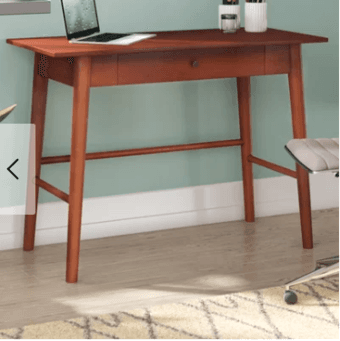 Conrad Solid Wood Writing Desk 3
