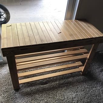 Bamboo Shoe Rack 1