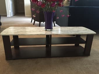 Light TV Stand/Coffee Table (Palo Alto) 2