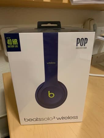 Beats Solo3 Wireless On-Ear Headphones Pop Indigo - BRAND NEW 1