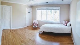 Large bedroom with private bathroom in charming shared abode 1