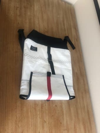 Tchoup Industries Recycled Sailcloth Backpack (unused, $195 retail) 1
