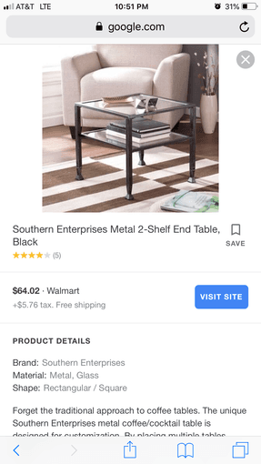 End table 1