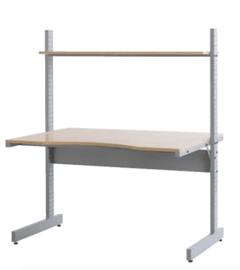 Ikea Jerker and tall standing desk chair 1