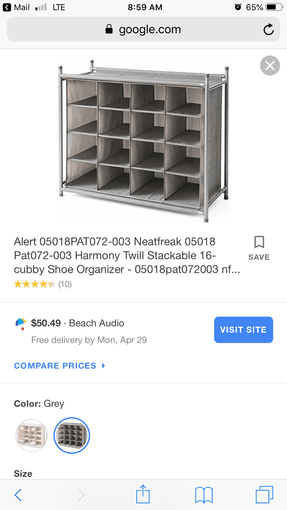 Shoe organizer 2