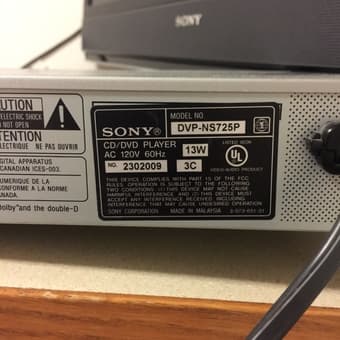 Sony CD / DVD Player 2