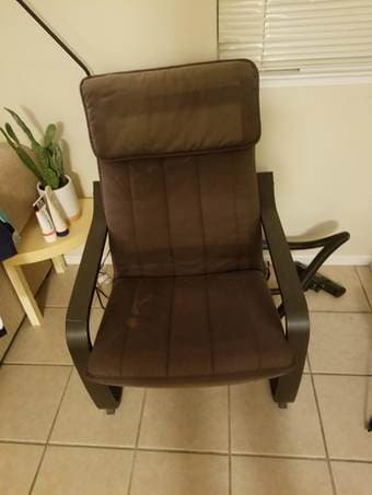 IKEA PELLO aimchair and floor lamp 1