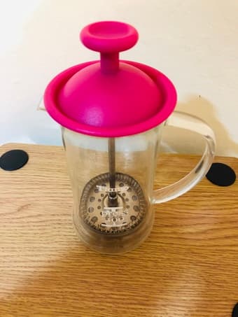 Cute pink french press 2