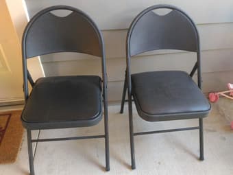 Giving away: Costco foldable chairs 1
