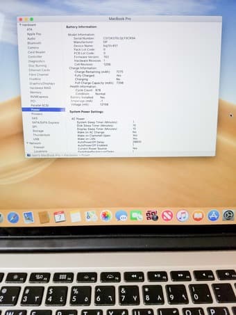 MacBook Pro 15.4" Late2013 | 250GB | 2Gz Intel i7 8GB | US + AR Keys 2