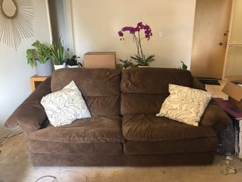 Sofa and Loveseat Set - $50 (palo alto) 1