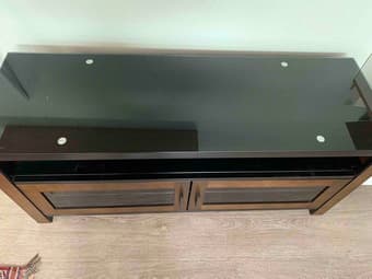 Wood Coffee Table and Media Cabinet 2