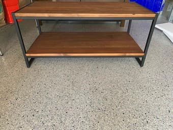 Wood Coffee Table and Media Cabinet 3