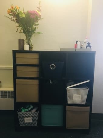 9-Cube Organizer Shelf Black (Used) 1