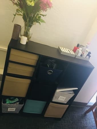 9-Cube Organizer Shelf Black (Used) 2