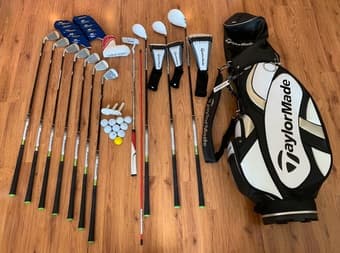 Golf Club Full Set + Bag, TaylorMade, right handed 【Almost New】 1