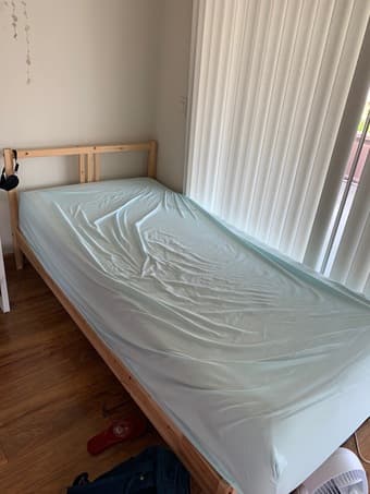 $150 Gel Memory Foam Mattress and Bed Frame 1