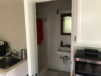 Furnished studio apartment on campus - available July 1 3